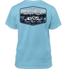 Salt Life Youth/Boys T Shirt size M color sky blue new with tags