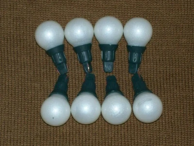 8 x HOMEBASE H602 Warm White Berry Christmas Lights 2.4V 0.288W spare bulb lamps