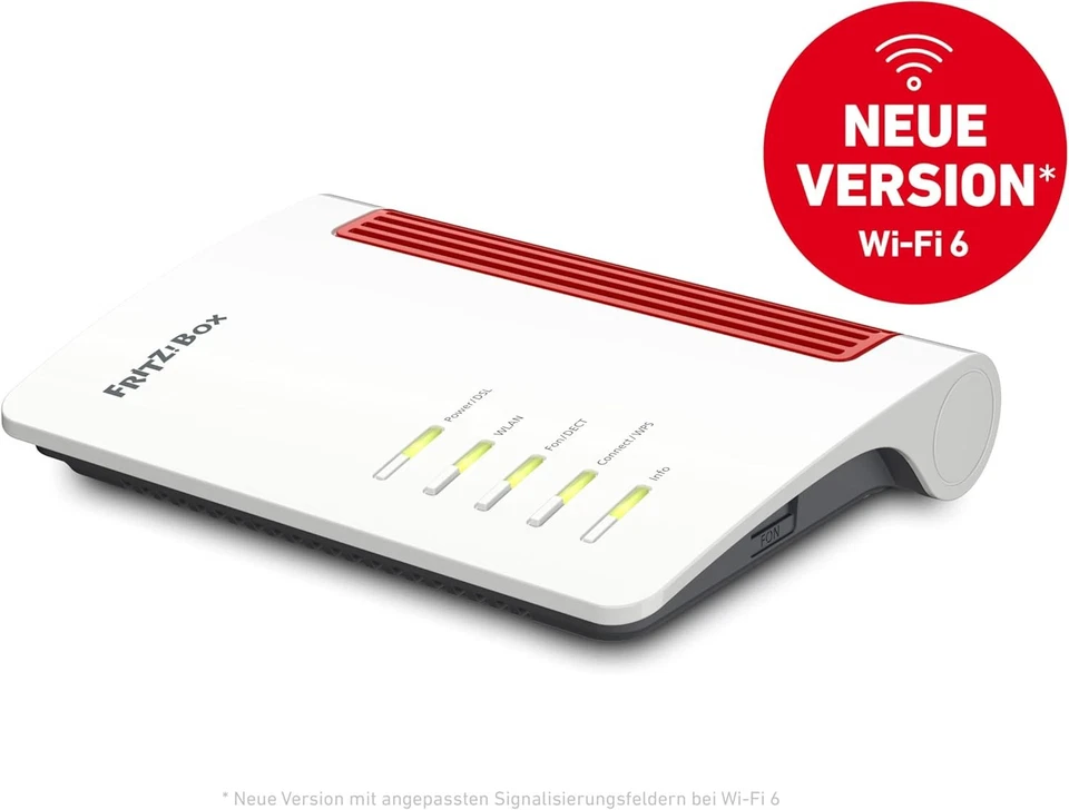 AVM FRITZ!Box 7530 AX Wi-Fi 6 Router  4x Gigabit-LAN Mesh DECT Router DSL VDSL # - Bild 2 von 4