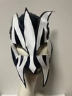 WILLOW THE WISP MEXICAN WRESTLING MASK LUCHA LIBRE LUCHADOR (BLACK/WHITE) HARDY