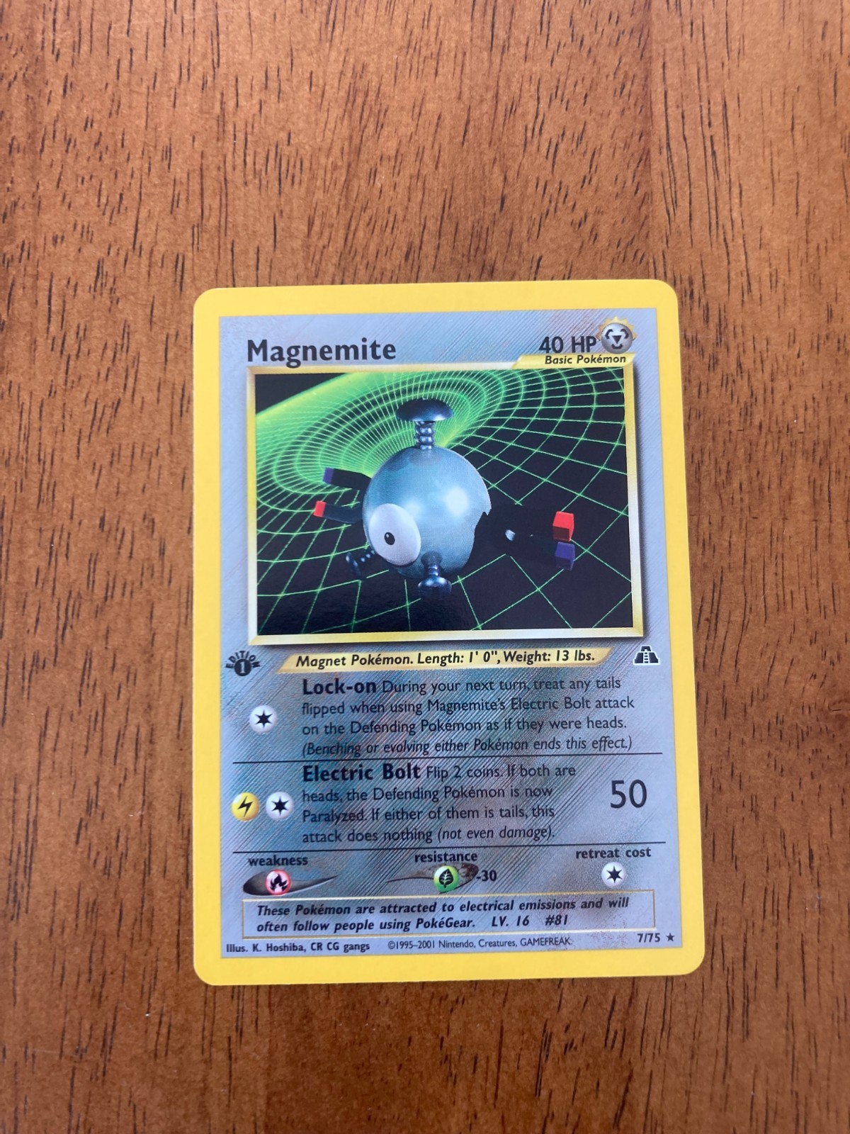 Magnemite 7/75 Neo Discovery Holo 1st Edition - NM