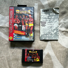 Flying Edge WWF Royal Rumble Sega Genesis Complete Manual 1993 NTSC-U/C