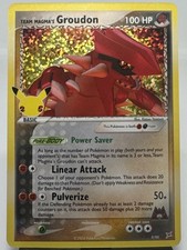 Pokemon TCG Team Magma's Groudon 9/95 Celebrations: Classic Collection Holo Card