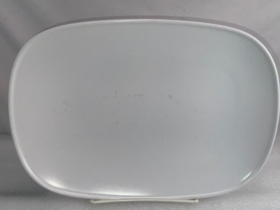 Noritake 9073 Progression AU NATUREL White 13  Serving Platter Japan Good READ