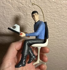 Vintage 1996 Hallmark Star Trek Mr. Spock Ornament Space Handcrafted Sci-Fi Old