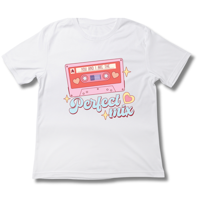 #ad Perfect Mix Cassette Valentine T Shirt Unisex Retro Love Graphic Tee $15.75