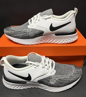 Sz 7 - NIKE ODYSSEY REACT 2 FK MENS  WHITE BLACK  [AH1015-100] WMNS 8.5 NEW