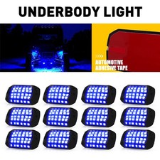 12x 36LED Blue Underbody Ambient Universal Light Lamp for Car Motorcycle Boat