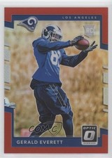 2017 Donruss Optic Rookies Red Prizm 44/99 Gerald Everett #142 8k4