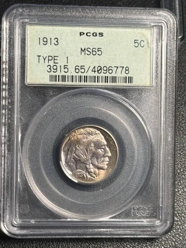 1913-P Buffalo Nickel — photo from the most recent tracked eBay sale