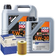 Motor�l 5W30 LIQUI MOLY Leichtlauf Special Tec Ll 6L+MAHLE �lfilter