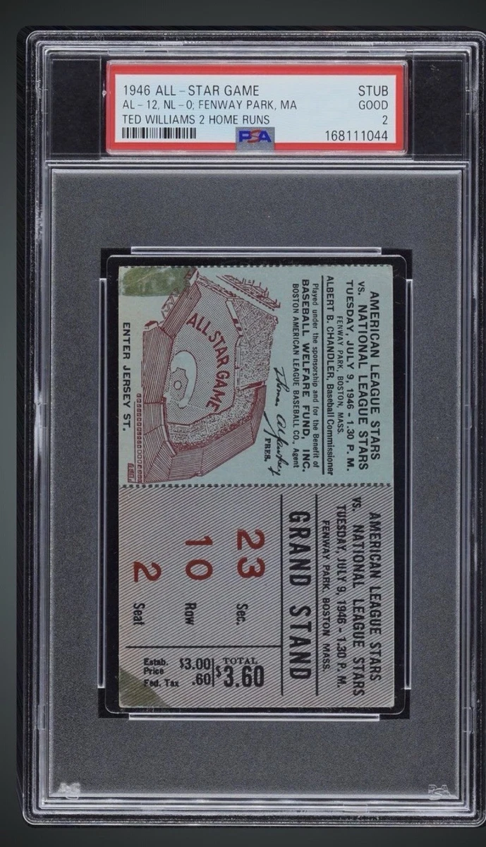 Baseball 1946 Year Vintage Sports Ticket Stubs for sale | eBay