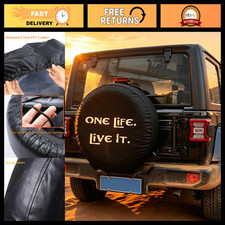 Thickening Leather Spare Tire Cover For Jeep Wrangler Jk Jl Jt Sahara Rubicon Fj