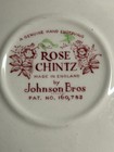 6 Johnson Brothers Bros 5  5/8”  Rose Chintz Pink Saucers England — photo 8