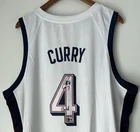 Stephen Curry "Gold" Signed Nike 2024 USA Olympics Jersey Warriors USASM BAS LOA