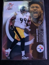 derrick harmon Topps signature class 2025 rookie card. rookie card picture