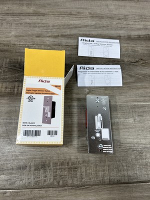 AIDA Toggle Slide Dimmer Switch for Dimmable LED Without Wall Plate 