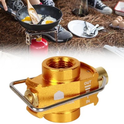 Camping Gas Nachfülladapter Ventil Gaskocher Tank Kartuschen Connector 1 Stück