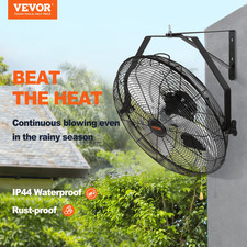 Wall Mount Fan, 18 Inch, 3-speed High Velocity Max. 4150 CFM, ETL Listed
