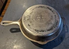Vintage Griswold #90 Cast Iron DOUBLE SKILLET 1021 & 1022 Erie PAT. Original