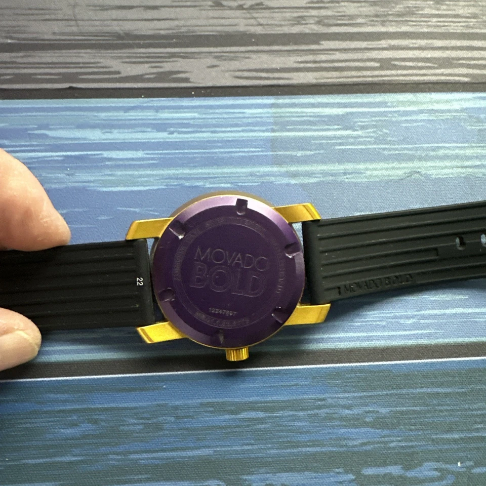 Movado BOLD 42mm Silicone Band Wristwatch for Men - Image 2 of 4