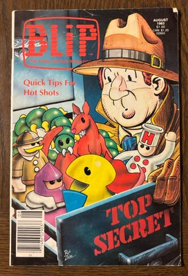 RARE #7 BLIP VIDEO GAME MAGAZINE MARVEL FINAL ISSUE AUGUST 1983 PAC MAN JOURNEY