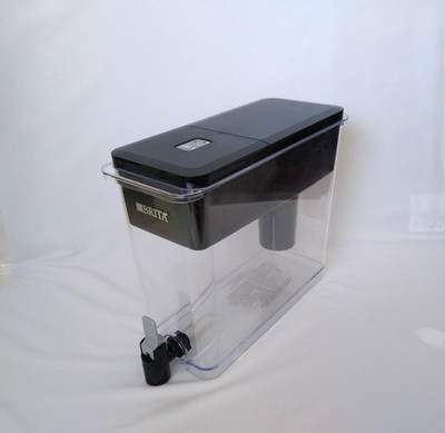 Brita Extra Large Ultramax 27 Cup Black Filtered Water Dispenser Filtration Syst