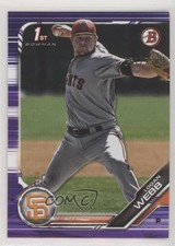 2019 Bowman Prospects Purple 161/250 Logan Webb #BP-79 ti8