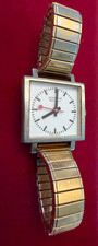 MONDAINE OFFICIAL SWISS RAILWAYS WATCH SBB CFF FFS QUARTZ EXCELLENT RUNNER