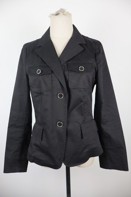 Marella Blazer Jacket Woman Tg 48 Casual Vintage Jacket Cotton