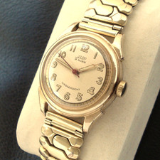 ALDO Vintage Armbanduhr KJ tadellose Funktion vergoldet Herren Unisex Uhr