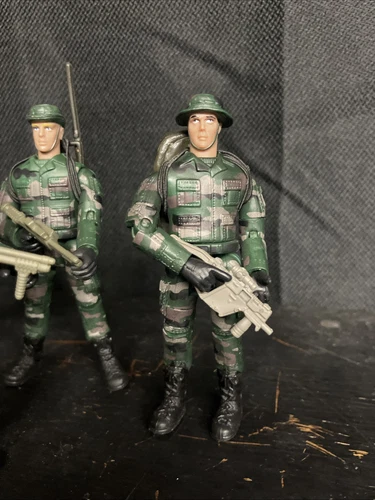World Peacekeepers Power Team Elite Soldier Action Figures Lot of 4 1:18 B26 - Picture 4 of 8