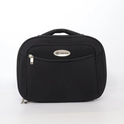 Carlton, Schminktasche, Unisex (Erwachsene), Schwarz, Einfarbig, 33, 13 #KOQ