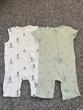 Summer Sleepsuit Bundle 12-18 /18-24Months Boys George +Primark