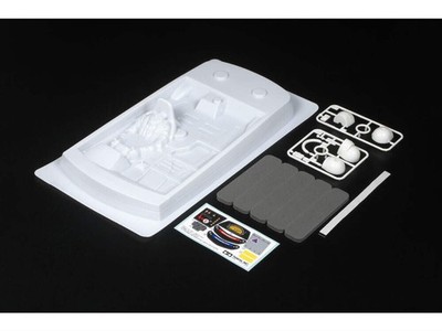 Tamiya 54157 Tourenwagen Cockpit-Set im Maßstab 1:10 (Rechtslenker), (TT01/TT02)