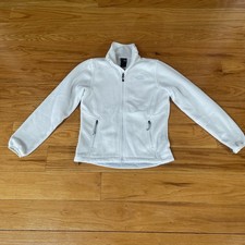 The North Face Fleece Jacket Women's Size S/P Off White Full Zip