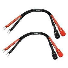 CNCESS CESS-031S Fork Spade Plug to Binding Post Banana Female Small Spade