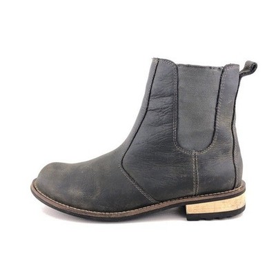 Kodiak Alma Ankle Boots Womens Size 8 Gray Leather Chelsea Waterproof