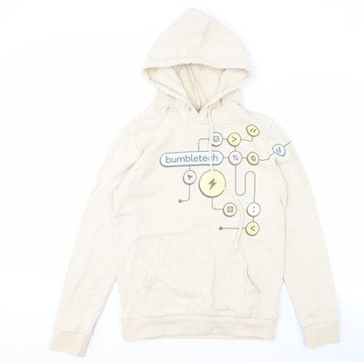 Hoodie Bumble beige Unisex Erwachsene, Größe S, leicht