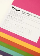 cricut, cardstock bulk 12 in x 24 in, 24 sheets Sampler, jewels