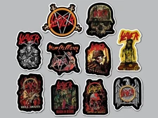 Slayer Vinyl Sticker Lot (10 Stickers) thrash metal death deicide morbid angel