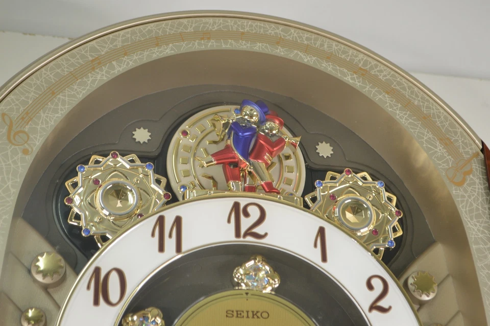 Seiko Melodies in Motion Wall Clock 07 Collector's Edition Swarovski NOT WORKING - Image 2 of 4