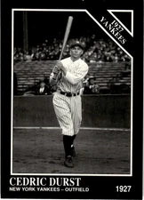 1991 Conlon Collection TSN Cedric Durst New York Yankees #108