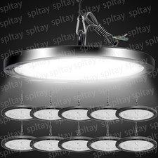 10x 800W UFO LED Hallenbeleuchtung Industrielampe Hochregal Hallenstrahler Lampe