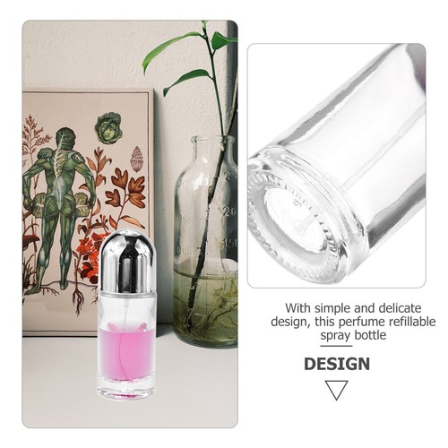 2 Pcs Perfume Bottle Travel Mini Fine Mist Spray Size Refill Atomizer - Foto 3 di 12