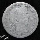 1908-P Barber Quarter — photo from another recent sale