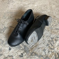 Theatricals Black Tap Shoes T9500 Size Adult Women 6 Lace Up
