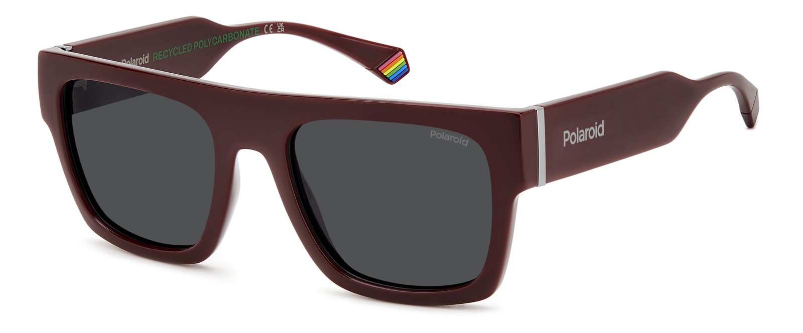 Polaroid PLD 6224/S/X Sunglasses LHF/M9 Burgundy/Grey Polarised