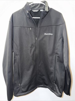 Eddie Bauer Jacket Full Zip Black XL With Pockets Shark Ninja