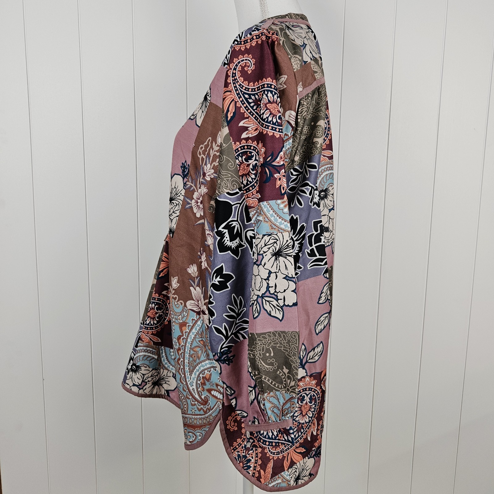 Soft Surroundings Tunic Patchwork Alvadore Fleur … - image 4